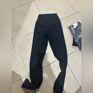Aerie Offline Crossover Leggings xs black shine